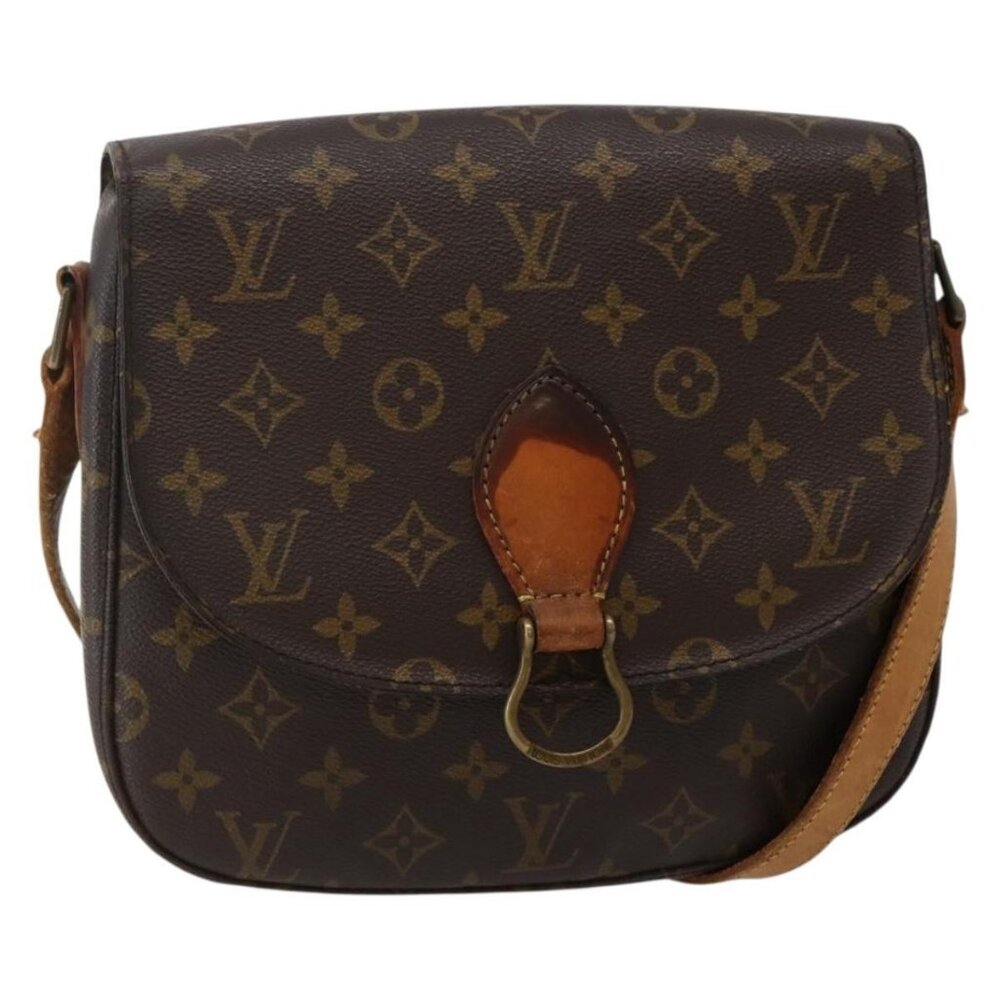 Authentic LOUIS VUITTON Monogram Saint Cloud GM Shoulder Bag M51242 LV